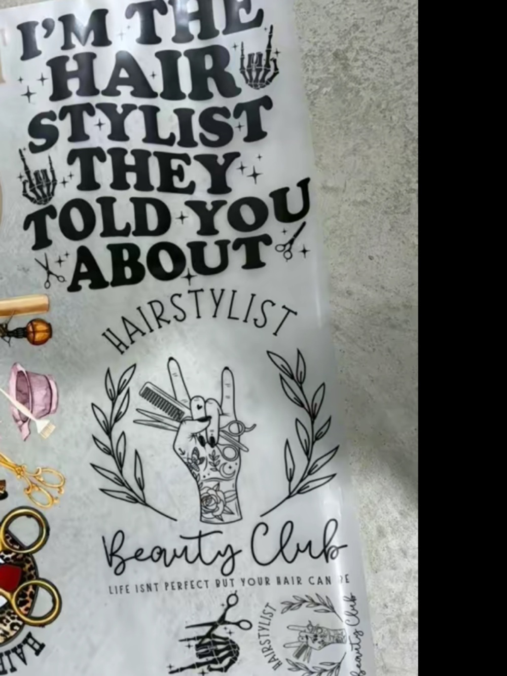 Hairstylist graphics
